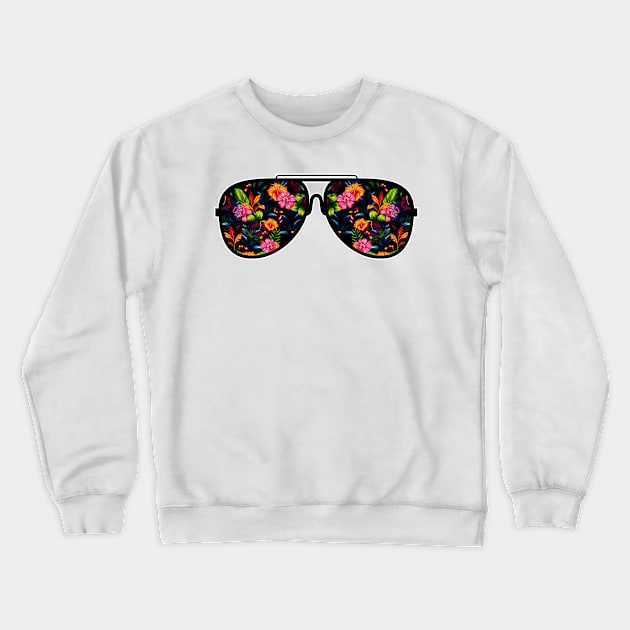 Floral Crewneck Sweatshirt by Design Anbay